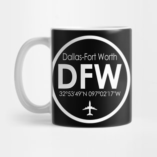 DFW, Dallas/Fort Worth International Airport Mug